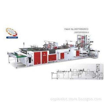 11Kw 13Kw Full Automatic Zipper Bag Non woven Making Machin